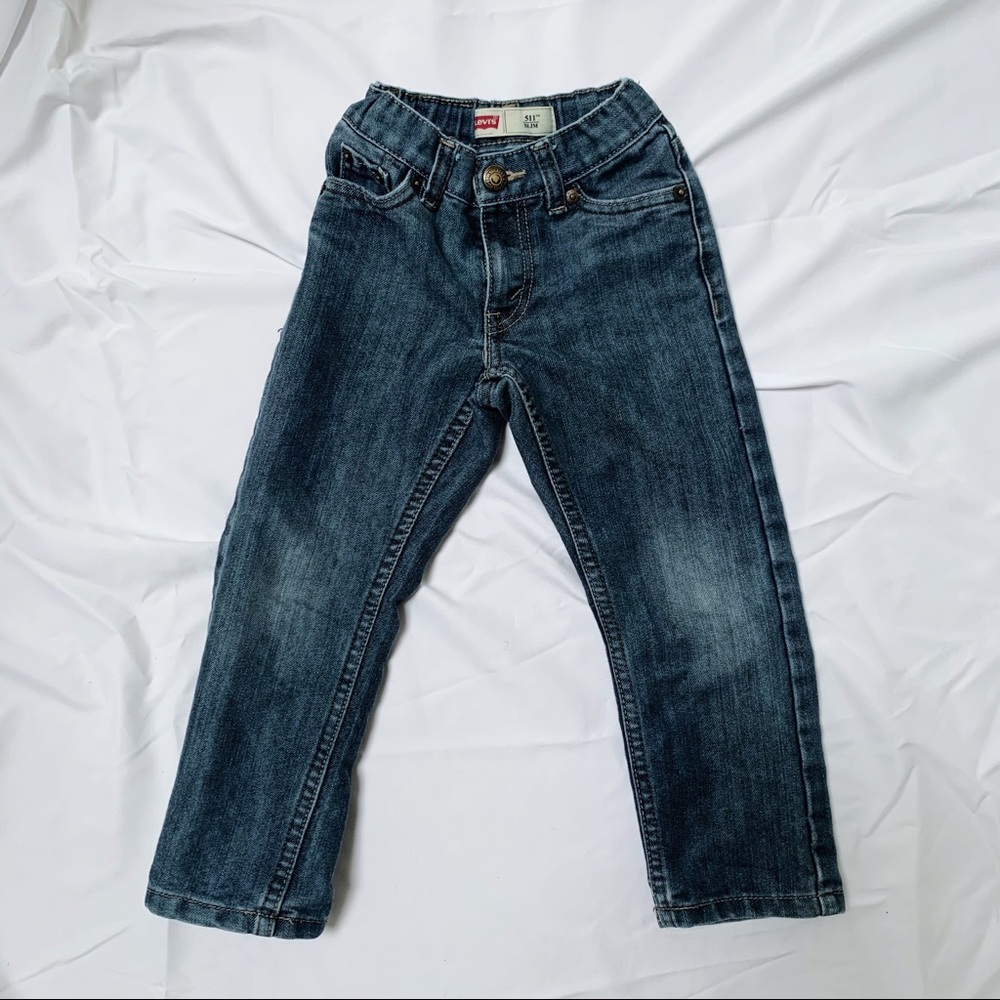 Toddler kids levis denim jeans size 4 REG